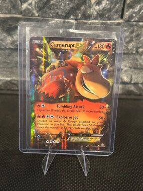 Pokemon Camerupt EX Ultra Rare Holo 29/160 from (2015) XY Primal Clash M/NM